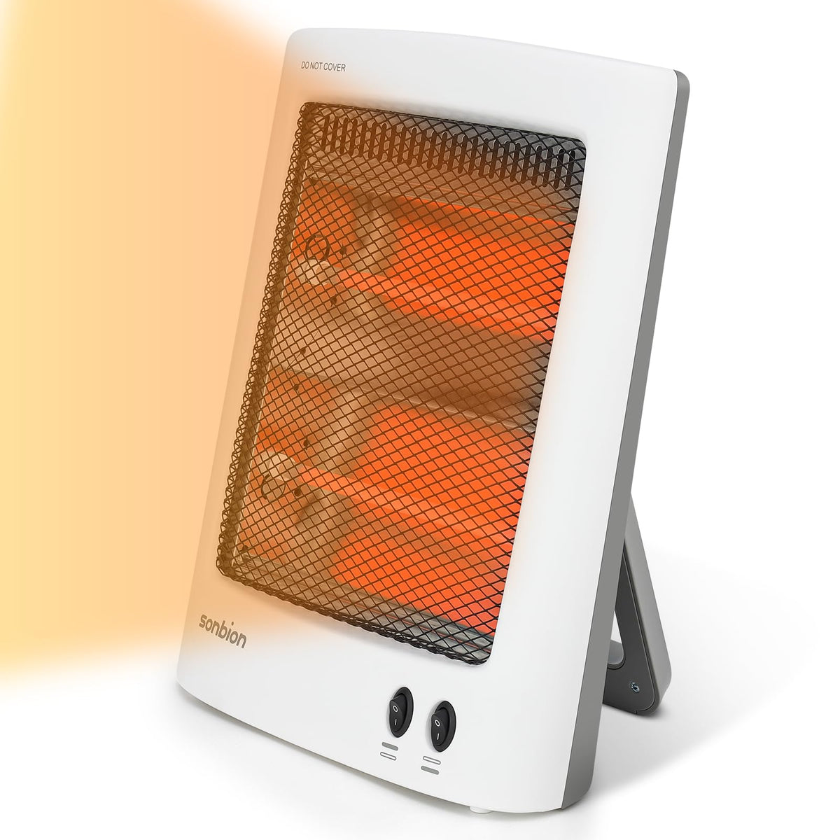 SONBION Radiant Space Heater with foldable holder for compact storage