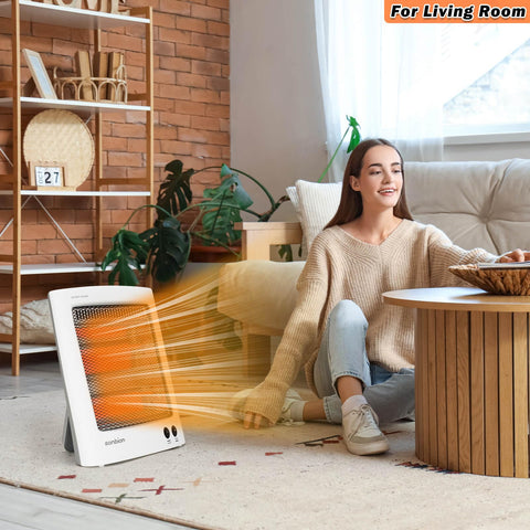 SONBION Radiant Space Heater portable design on a desk