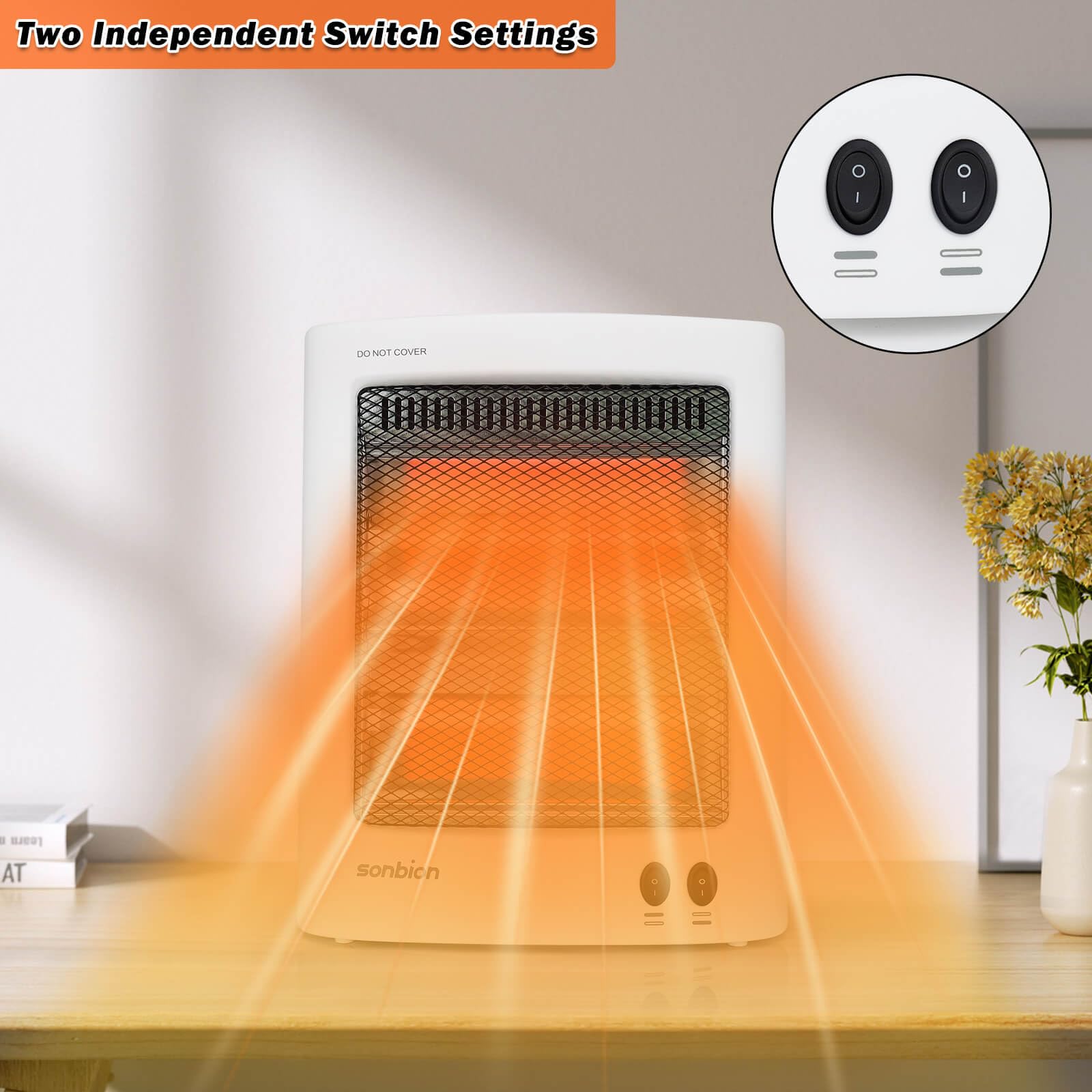 SONBION Radiant Space Heater in a workshop for fast warmth