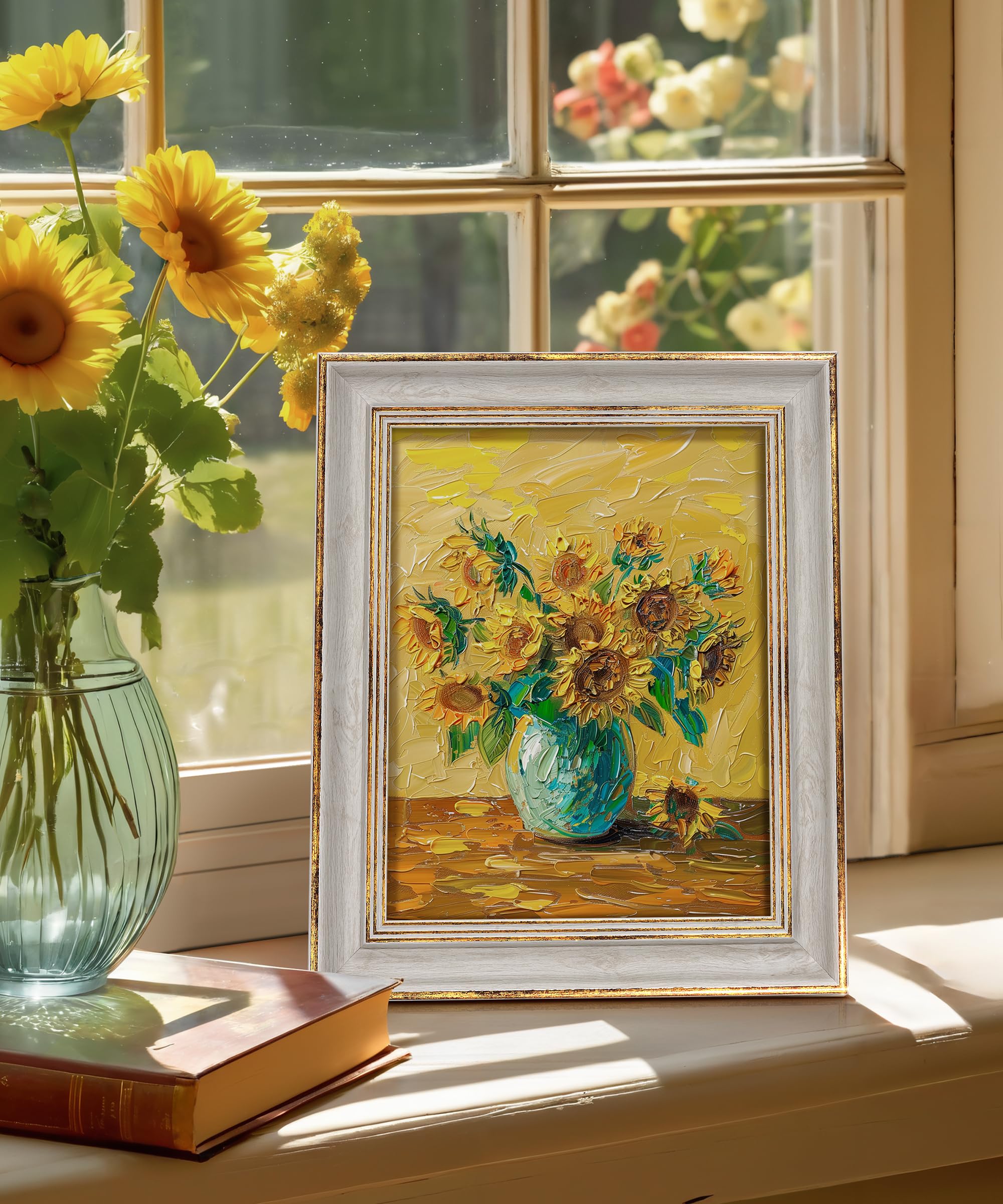 Sonefreiy frame with shatterproof front protects memories on desks.