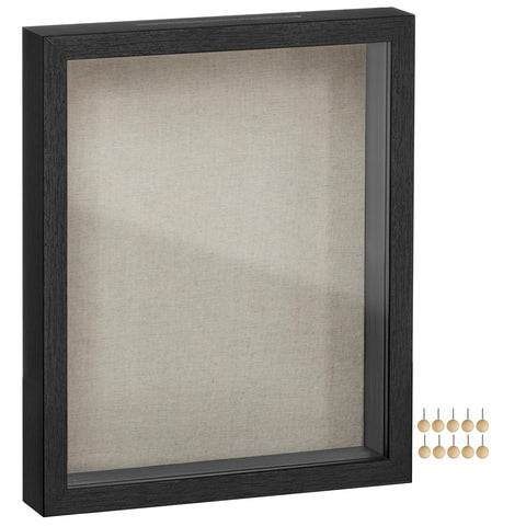 SONGMICS 11x14 shadow box frame with top loading front for easy display.