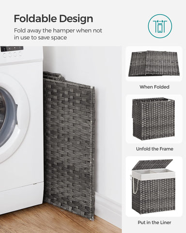 SONGMICS six mesh bags protect delicates during washing.