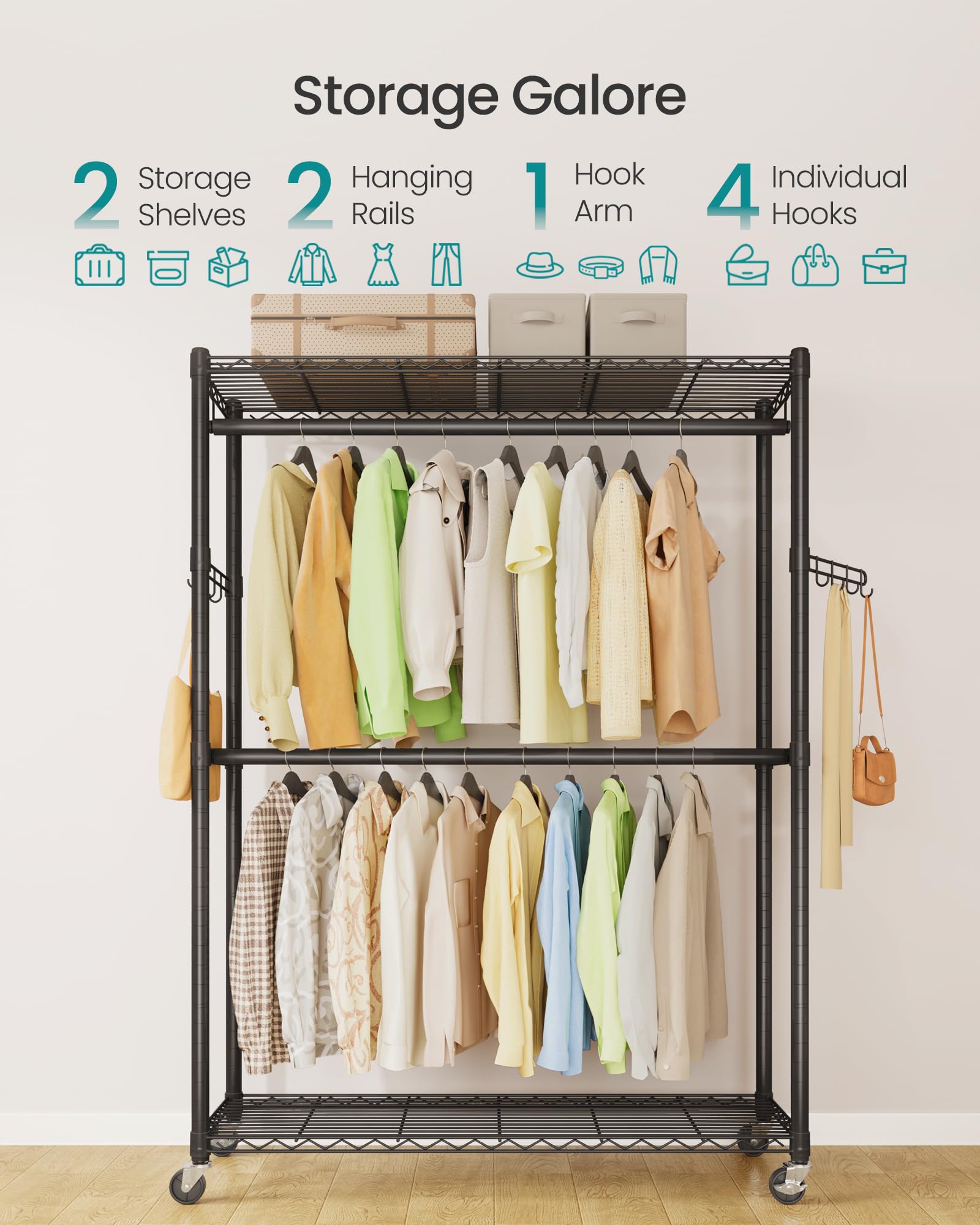 SongMICS high-strength steel frame supports heavy loads for durable daily use.