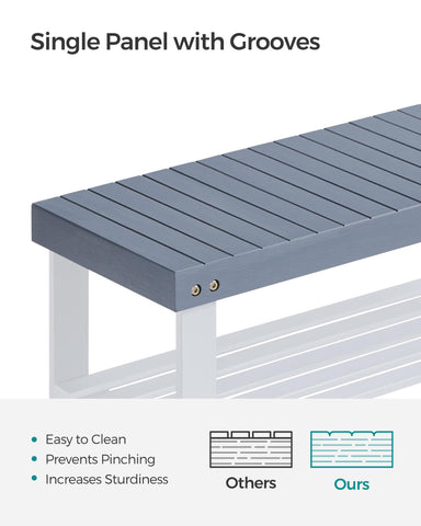 SONGMICS bamboo furniture quick and easy assembly for fast setup
