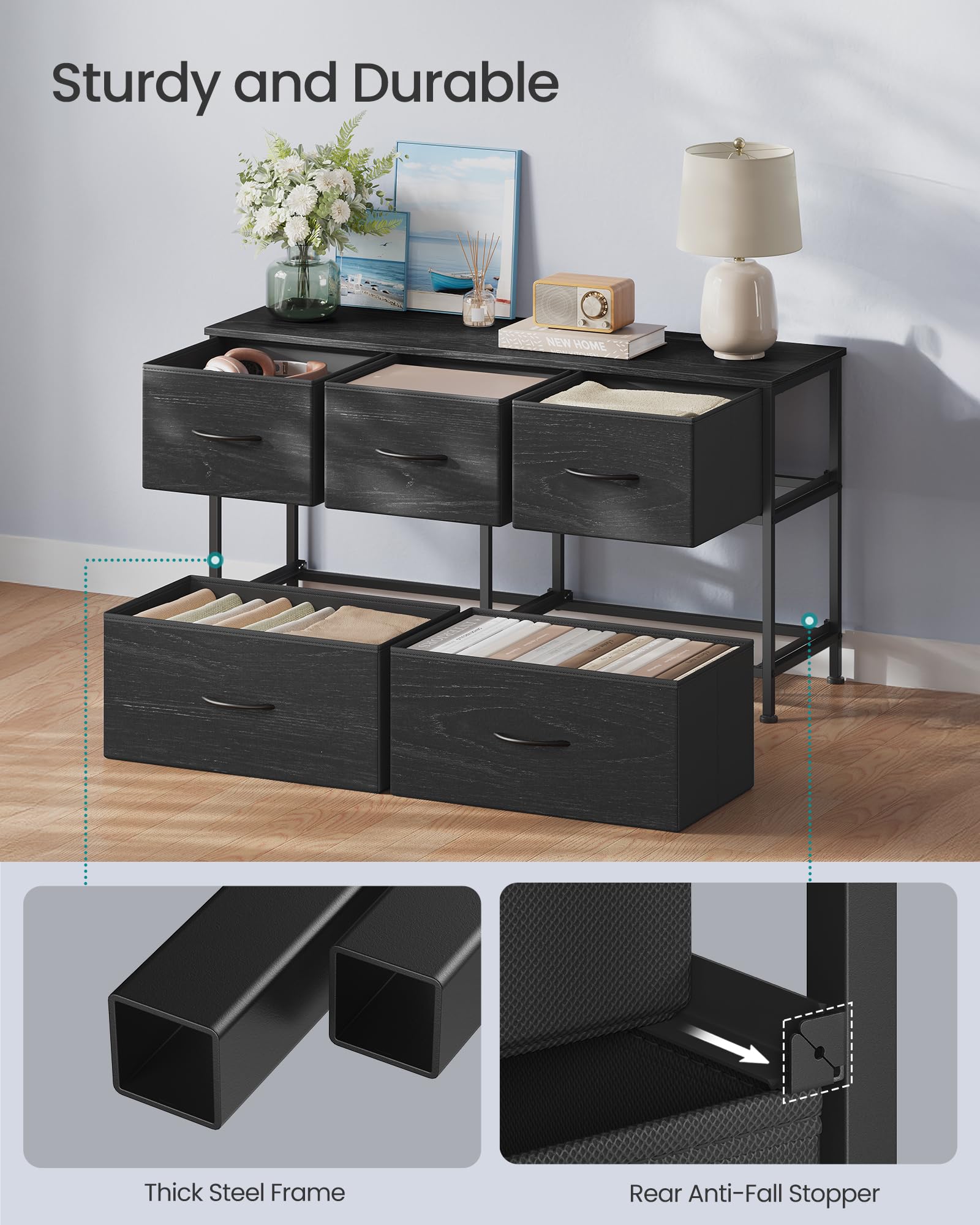 Songmics Bellah anti-tip kit enhances safety on furniture.