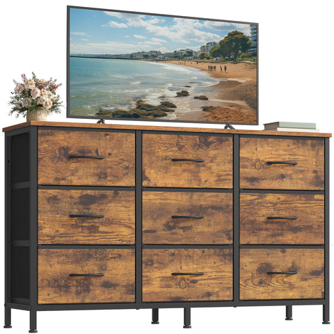 SONGMICS Bellah dresser steel frame for durable storage