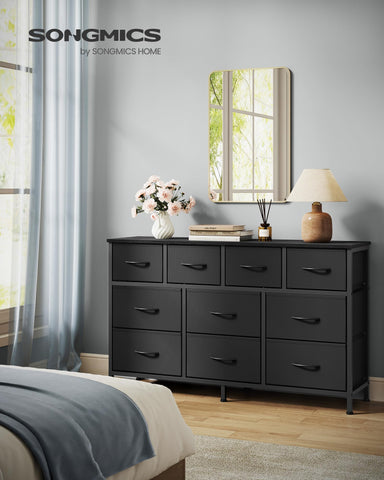 Songmics BELLAH dresser top surface ready for lamp or decor