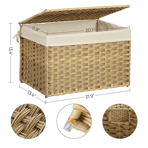 Songmics breathable waterproof PP rattan construction prevents moisture buildup