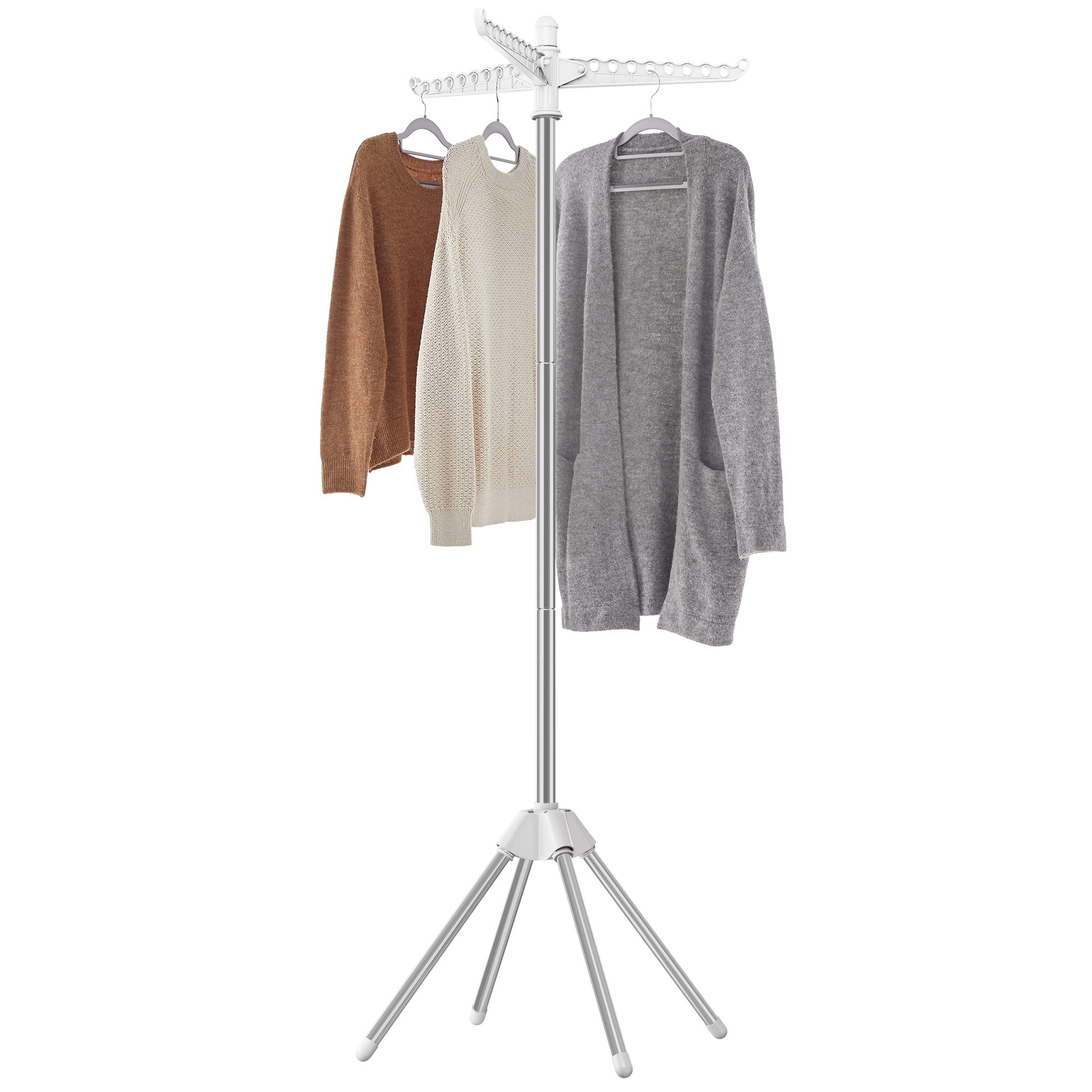 SONGMICS 59-inch drying rack offers generous hanging space for bulk laundry.