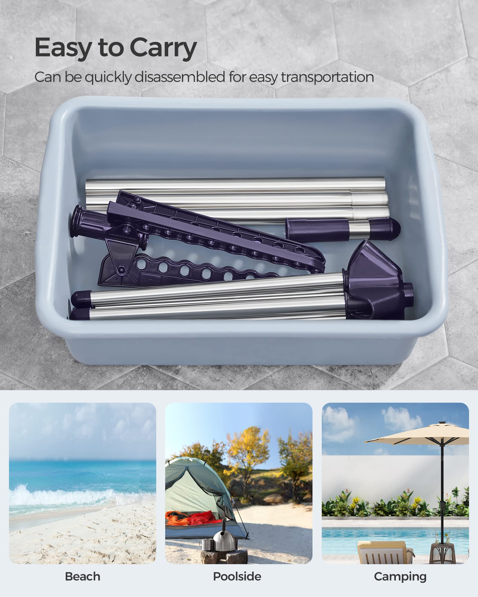 Songmics rack holds up to 27 pieces for organized drying.