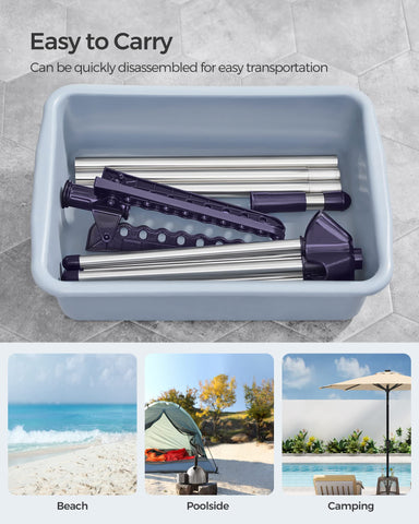 Songmics rack holds up to 27 pieces for organized drying.