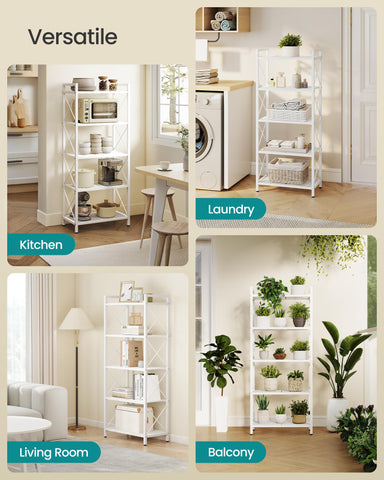 Industrial-inspired design in cloud white complements entryways, kitchens, and living spaces