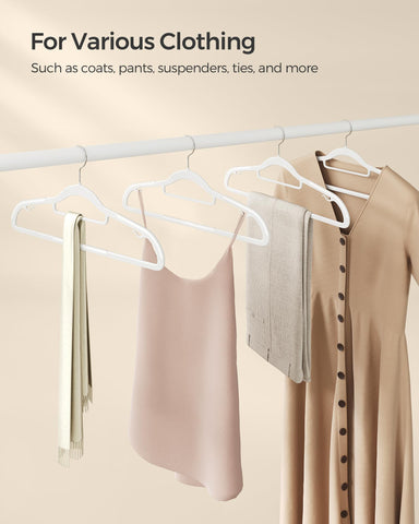 SONGMICS side hooks fit thin shoulder straps securely