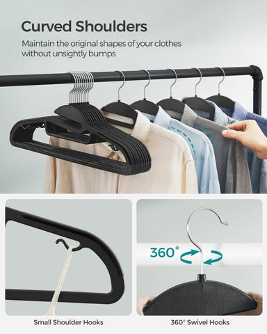 Songmics 360-degree swivel hook for easy access from any angle
