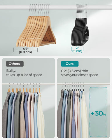 Songmics trousers bars keep bottom garments organized