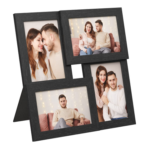 SONGMICS collage frame with four 4x6 slots for wall display.