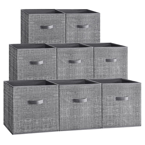 SONGMICS 13x13x13 storage cube folding panels for quick setup and space saving