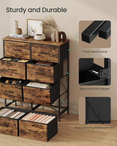 SONGMICS dresser-anti-tip-kit helps keep items secure in family homes.
