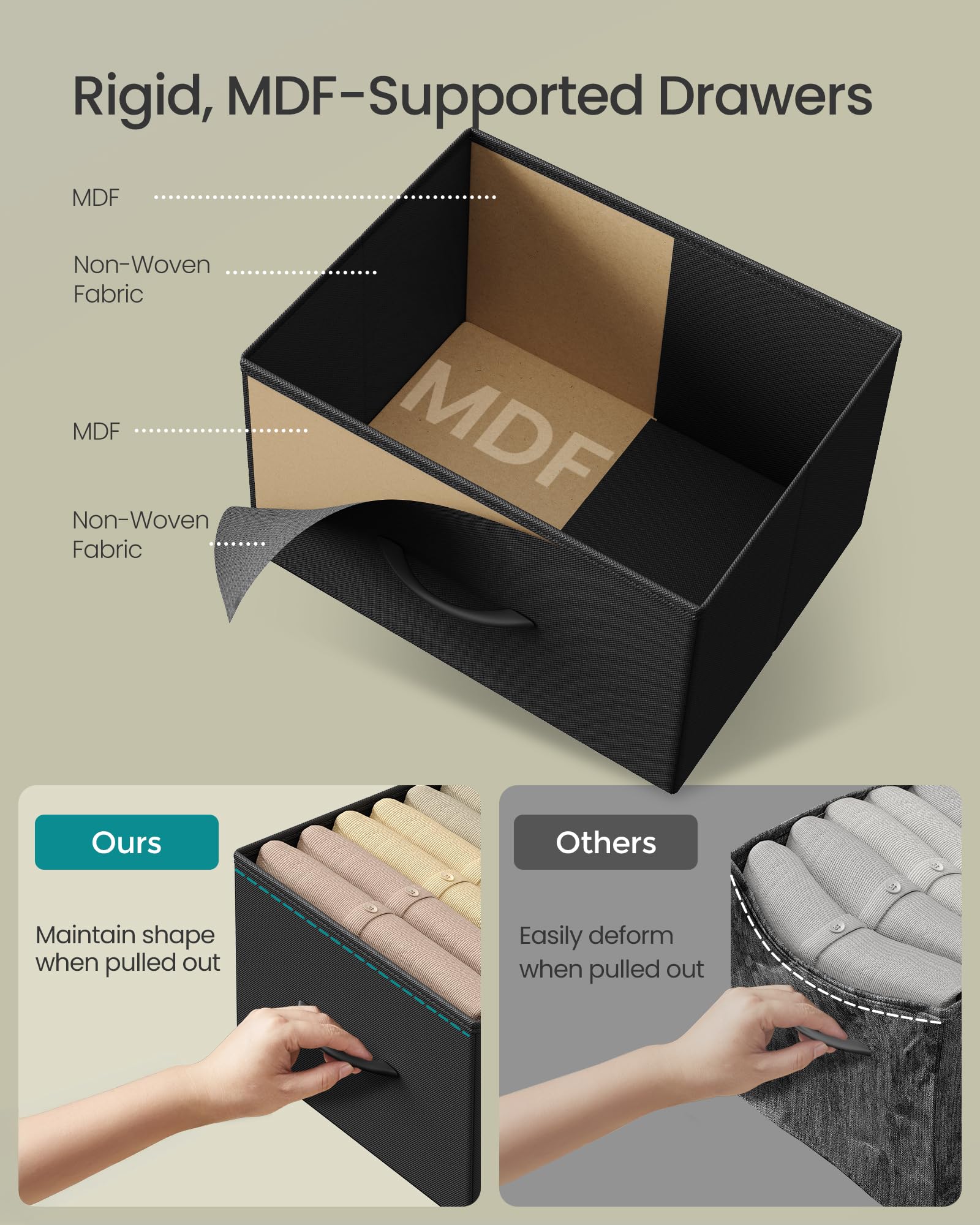 Songmics dresser anti-tip kit enhances safety for families with children.