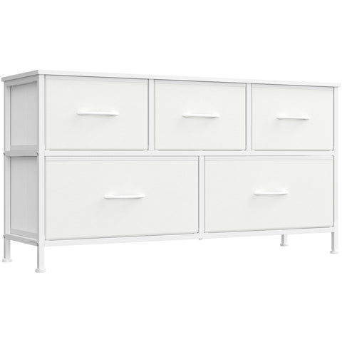 SONGMICS dresser steel frame demonstrates durable support for organized storage in any room