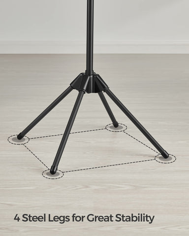 SONGMICS four-leg stability for even weight distribution on floors