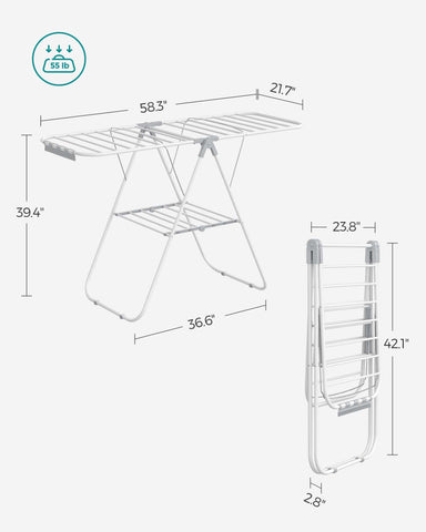 Screw-free assembly makes setup quick and simple