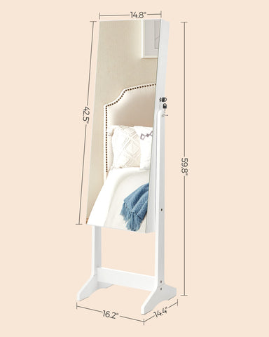 SONGMICS earring holes organize studs and hoops securely