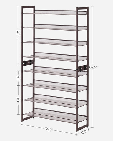 SONGMICS easy assembly with labeled parts