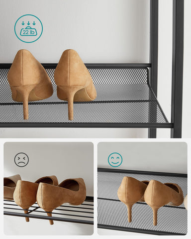 SONGMICS anti-tip kit included for safe tall shelving