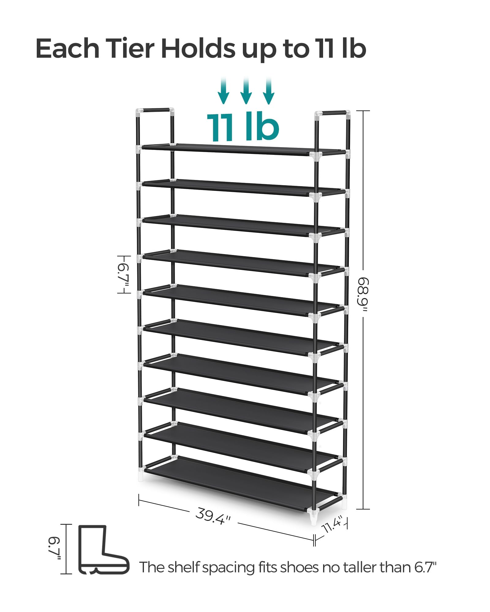 SongMics easy assembly with tool-free setup saves time
