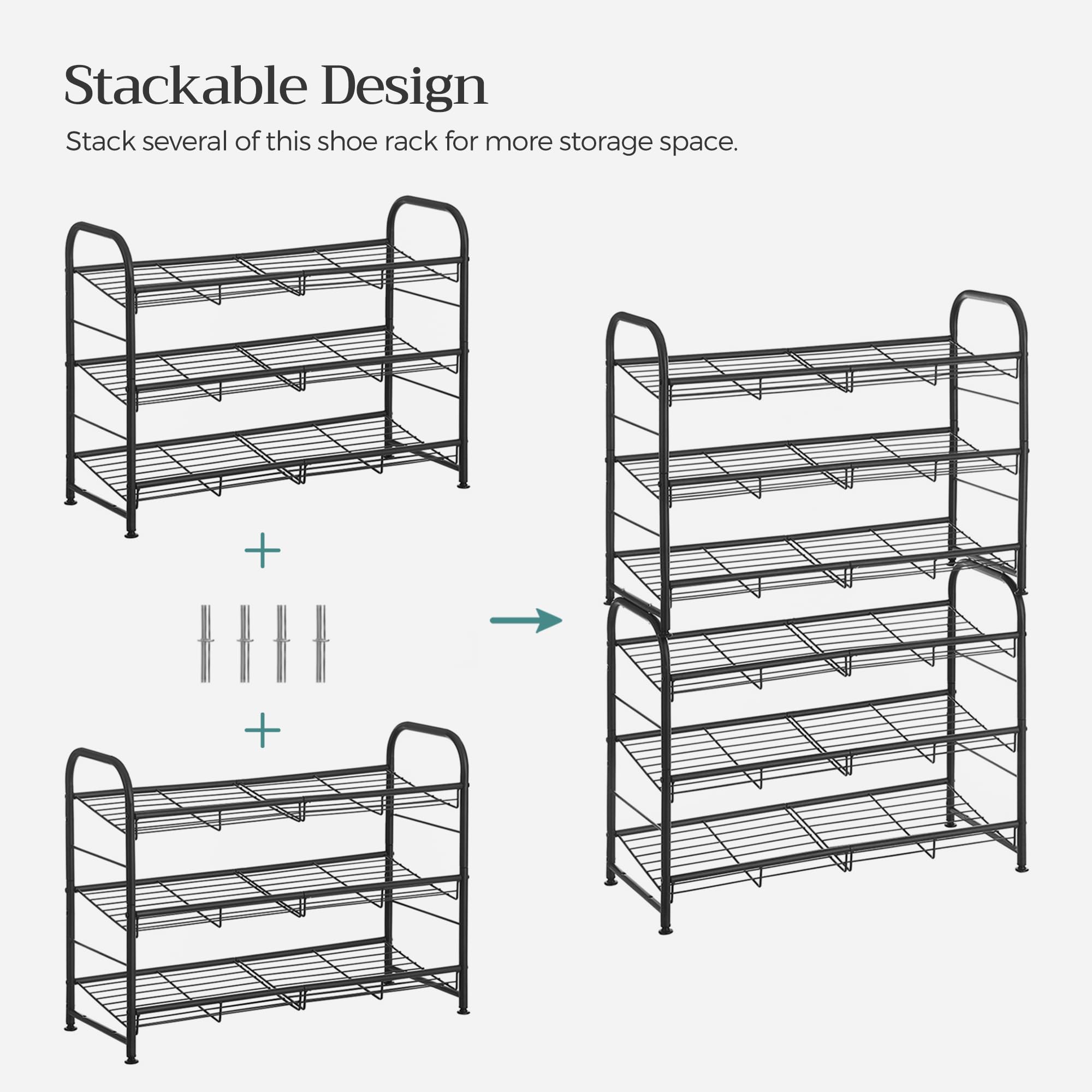 SONGMICS entryway shoe storage keeps floors neat and organized