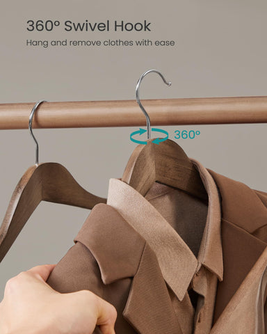 SongMics anti-slip bar keeps pants from sliding and wrinkling throughout the day.