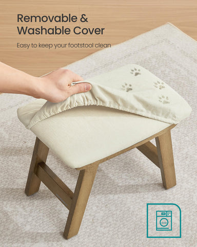 SONGMICS rubberwood frame supports up to 150 kg for durability.