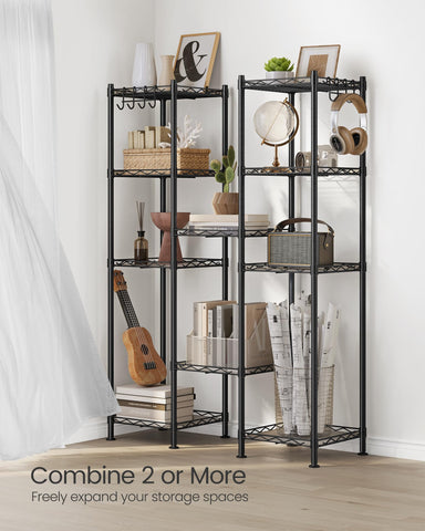 SONGMICS four adjustable feet ensure stable placement on uneven floors.