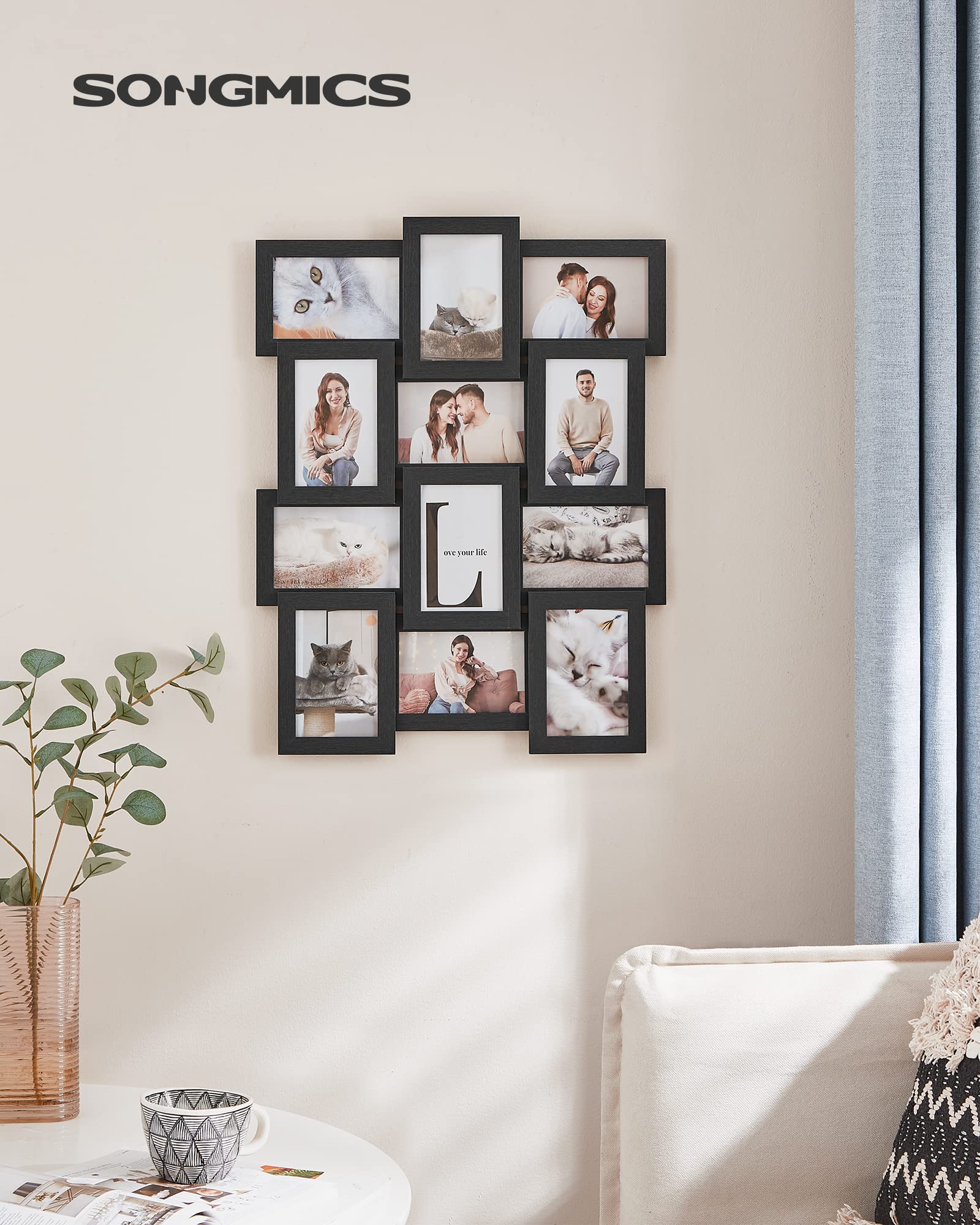 Gift ready SONGMICS collage frame set for memories