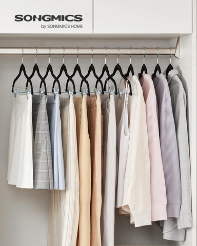 Adjustable clip width up to 15.6 inches protects fabrics from clip marks.