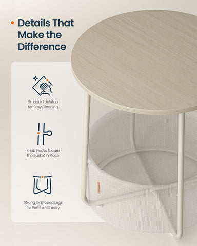 SONGMICS HOME easy assembly ensures setup in minutes.