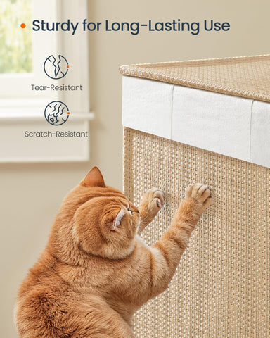 SONGMICS HOME removable liner makes laundry transport easy.