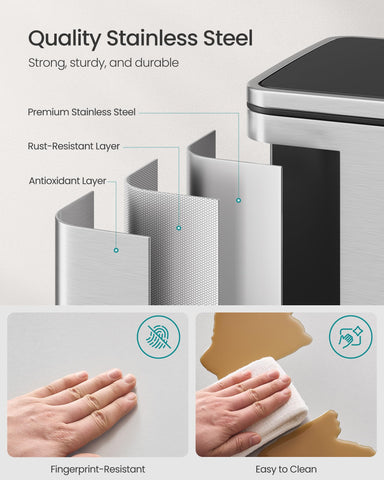 SONGMICS included 15-bin bags for ready-to-use setup