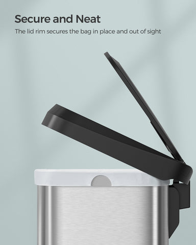 SONGMICS 50 L capacity supports big households without frequent trips.