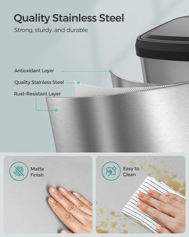 SONGMICS tall space-saving design fits narrow kitchen layouts.