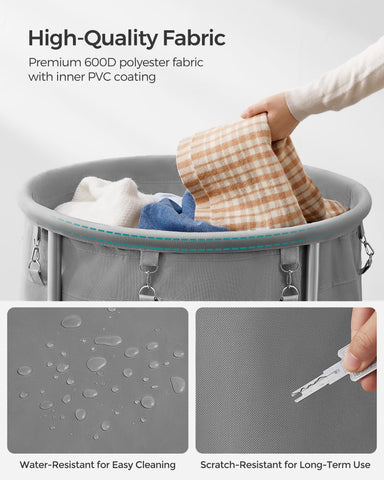Large 50.2-gallon capacity for full laundry cycles