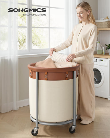 Sturdy SONGMICS laundry basket frame built from steel for long-lasting support
