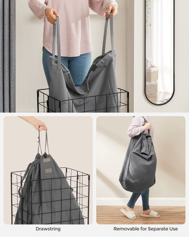 Songmics breathable fabric reduces odors between washes