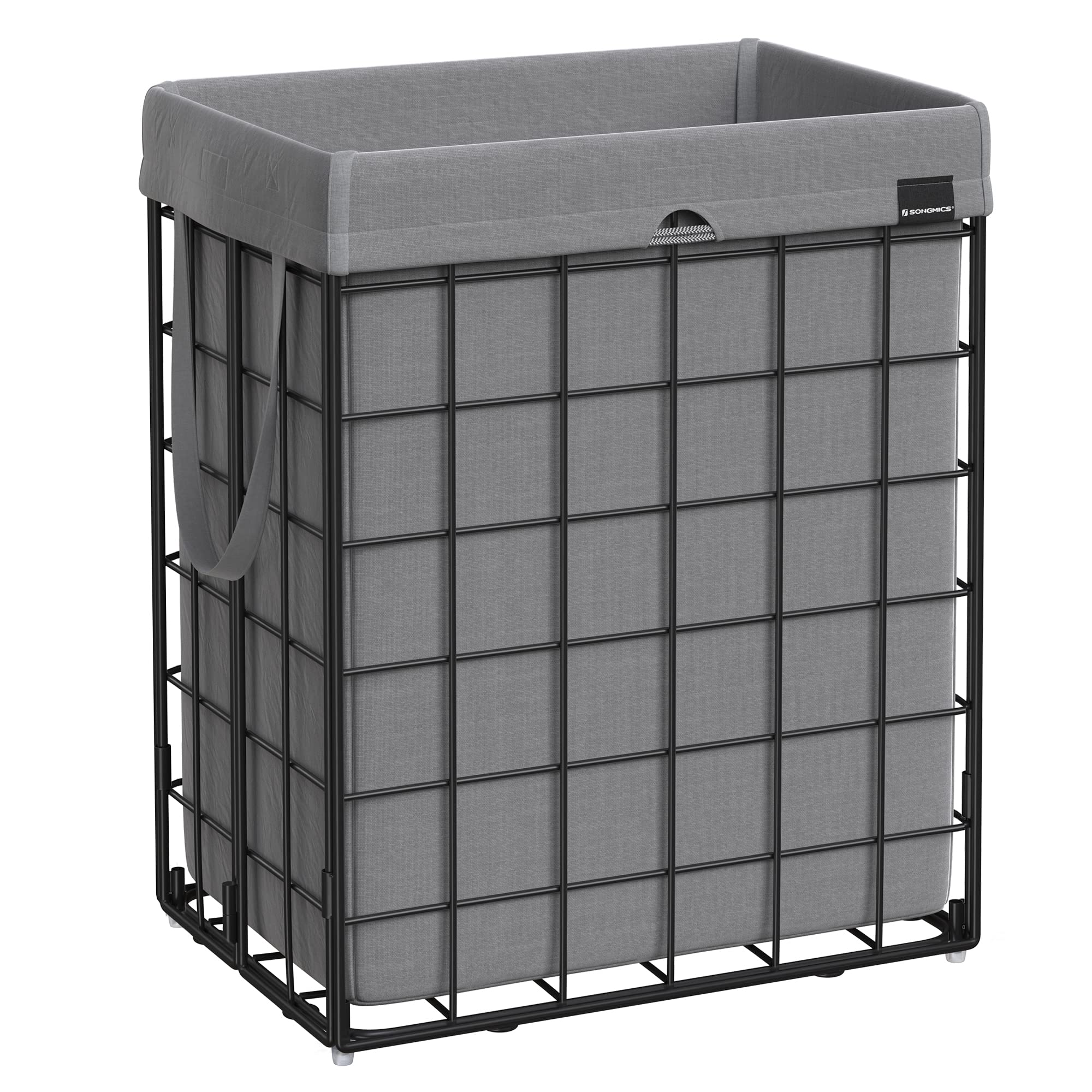 Songmics laundry hamper with foldable frame for compact storage