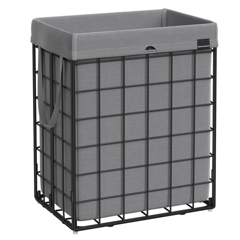 Songmics laundry hamper with foldable frame for compact storage