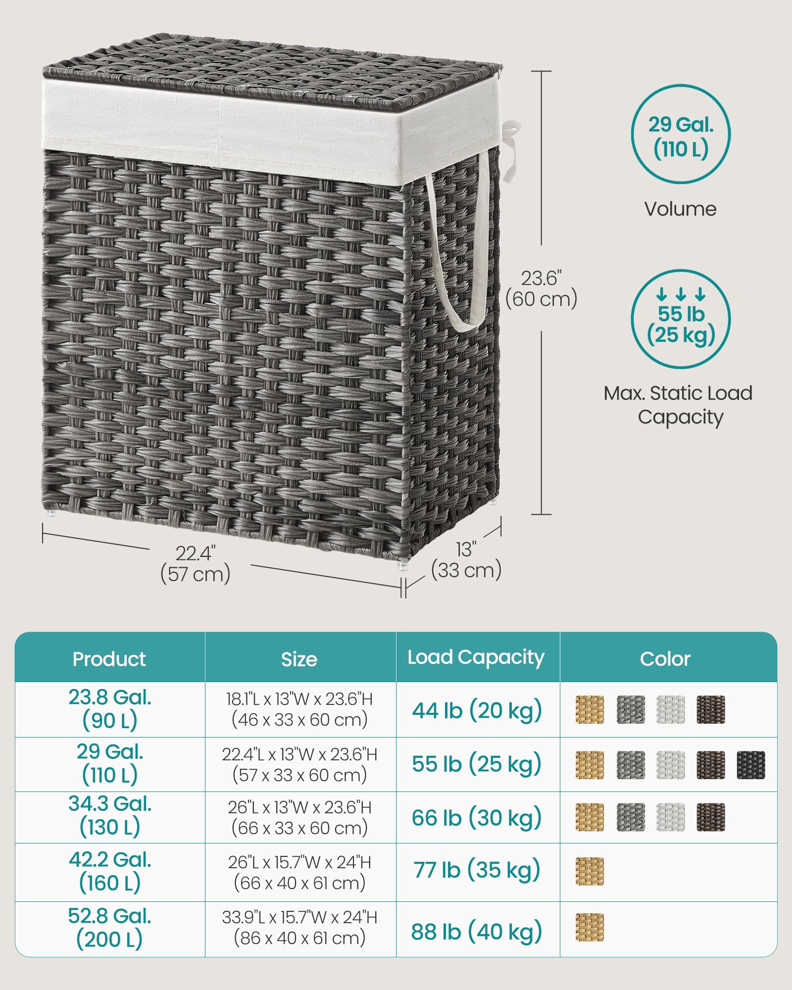SONGMICS sturdy steel frame supports a full load
