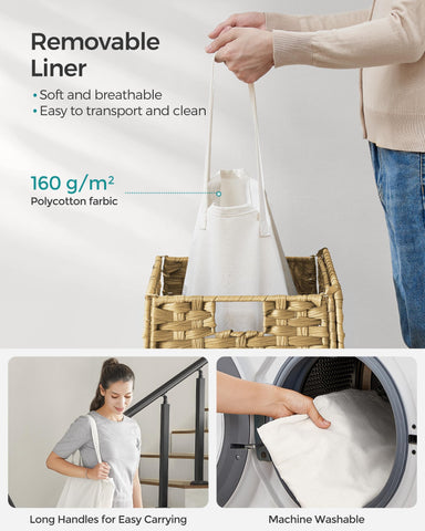 Songmics sturdy metal frame supports heavy loads up to 55 pounds.