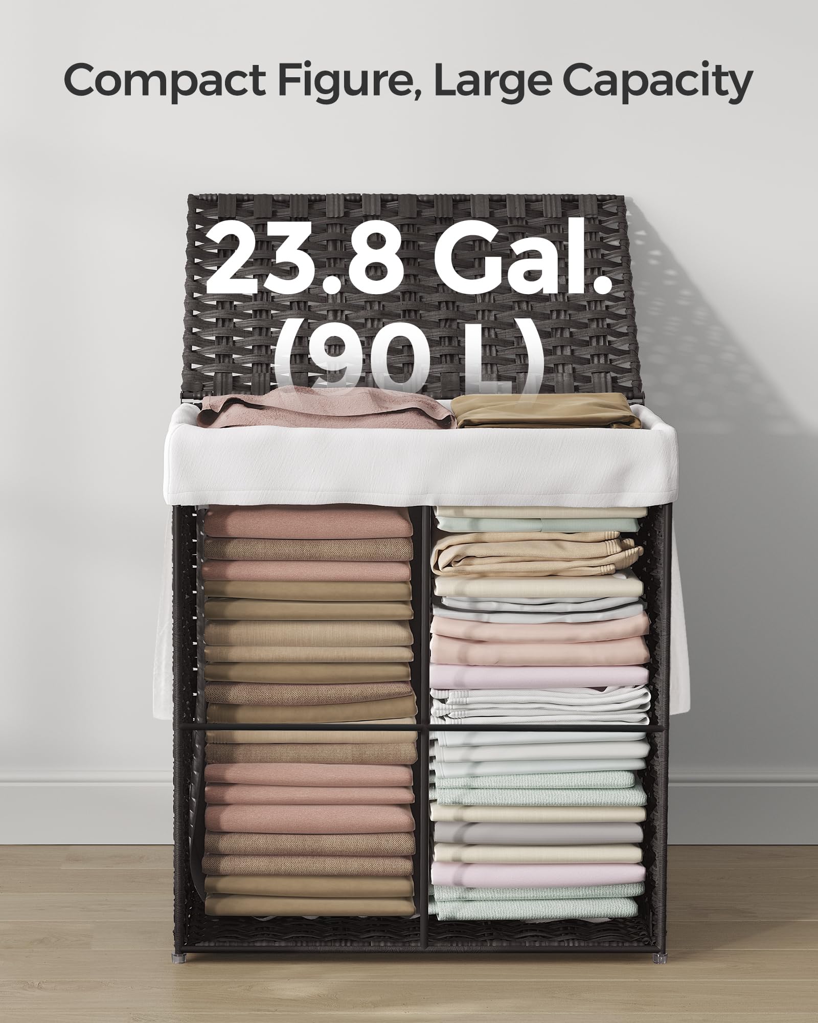SONGMICS sturdy metal frame supports up to 55 lb for durability.