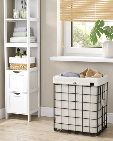 Songmics roomy capacity reduces trips to the laundry room.